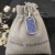 David Yurman Fully Pav&Atilde;&copy; Blue Diamond Tag Necklace