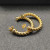 David Yurman Gold Large Twisted Cable Hoop Earrings, 40&Atilde;5.8mm