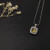 David Yurman 7mm Cushion-Cut Center Stone Necklace Yellow Diamond