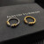 David Yurman Gold Pav&Atilde;&copy; Cable Wrap Ring
