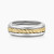 David Yurman Gold and Silver Cable Plain Ring