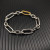 David Yurman 9.8mm Gold and Silver Lexington Chain Bracelet