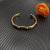 David Yurman 8mm Gold Pav&Atilde;&copy; White Diamond Renaissance Band Bracelet