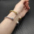 David Yurman 4mm Sterling Silver Faceted Pearl Bangle Bracelet