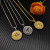 David Yurman Gold Compass White Diamond Necklace