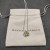 David Yurman 7mm Cable Twist Square Yellow Diamond Pendant Necklace, 1.5mm Chain, Length 45cm + 5cm
