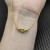 David Yurman Gold 16.2mm Small Link Pendant Necklace