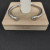 David Yurman 5mm Gold and Silver Cable Cuff Bracelet with Smooth Round End Caps