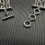 David Yurman Gold and Silver 29mm Multi-Row Chain Necklace