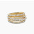 David Yurman Gold Pav&Atilde;&copy; Diamond Interlocking Ring