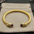 David Yurman Gold 5mm Five-Row Cable Bracelet with Purple Pav&Atilde;&copy;