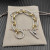 David Yurman Gold and Silver Twisted Cable Bracelet, 19cm