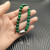 David Yurman 8mm Stretch Green Agate Bracelet