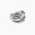 David Yurman Silver Double Cylinder Cross Ring