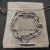 David Yurman Cable Twist Silver Rotating Clasp Bracelet, Length 21cm