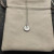 David Yurman Gold Diamond Initial S Disc Pendant Necklace