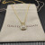 David Yurman Gold Pav&Atilde;&copy; Square Diamond Pendant Necklace, 1.5mm Chain, Length 45cm + 5cm
