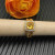 David Yurman Gold Square Yellow Diamond Ring