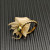 David Yurman Gold 2.8mm Petite Cable Green Pav&Atilde;&copy; Diamond Ring