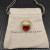 David Yurman Gold 14mm Square Red Pav&Atilde;&copy; Diamond Ring