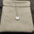 David Yurman Gold Diamond Initial K Disc Pendant Necklace