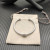 David Yurman Silver 4mm Pav&Atilde;&copy; Cushion Cable Bracelet