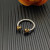 David Yurman 2.3mm Gold and Silver Renaissance Purple Diamond Pav&Atilde;&copy; Ring