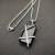 David Yurman Black Onyx Bezel Necklace, 3mm Chain, 50+5cm / 60+5cm Adjustable Length