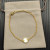 David Yurman Gold Pav&Atilde;&copy; Mother of Pearl Round Charm Bracelet