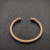David Yurman 5mm Brown Colorful Enamel Cuff Bracelet, Fits Wrist Size 16cm - 20cm