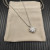 David Yurman Sterling Silver 19mm Sunflower Pendant Necklace