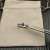 David Yurman Gold and Silver 2.8mm Petite Cable Blue Chalcedony Ring