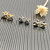 David Yurman Gold X Pav&Atilde;&copy; Diamond Stud Earrings