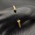 David Yurman 4mm Gold Black Diamond Bangle Bracelet