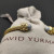 David Yurman Gold 4mm Pav&Atilde;&copy; Diamond Geometric Edge Bracelet, Fits Wrist Sizes 16&acirc;20cm