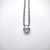 David Yurman Silver Half Pav&Atilde;&copy; Diamond Necklace, 3mm Chain, 50+5cm Adjustable Length