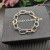 David Yurman Madison Three-Row Gold and Silver Chain Bracelet