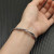 David Yurman 4.4mm Sterling Silver Small Infinity Interwoven Bangle Bracelet