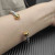 David Yurman 6mm Gold and Silver Dome-End Cable Cuff Bracelet
