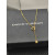 David Yurman Gold-Tone Double Heart Diamond Necklace