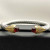 David Yurman 7mm Gold-Tone End Caps Sterling Silver Cable Cuff Bracelet Red Diamonds
