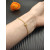 David Yurman 4mm Gold Single Stone Yellow Diamond Bracelet