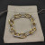David Yurman Madison Chain Multi-Ring Gold and Silver Bracelet, Length 21cm