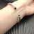 David Yurman 4mm Sterling Silver Black Diamond Bangle Bracelet