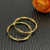 David Yurman Gold 42mm Infinity Hoop Earrings