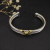 David Yurman 10mm Cable Cuff Bracelet with Single X Station Accent