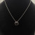 David Yurman 7mm Cable Twist Square Black Diamond Pendant Necklace, 1.5mm Chain, Length 45cm + 5cm