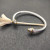 David Yurman 5mm Gold and Silver Gold End Cuff Bracelet, Fits Wrist Size 16cm - 20cm