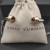 David Yurman 5mm Gold-End Red Diamond Cable Cuff Bracelet