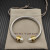 David Yurman 7mm Gold Pearl Head Gemstone Bracelet, Fits Wrist Sizes 16&acirc;20cm